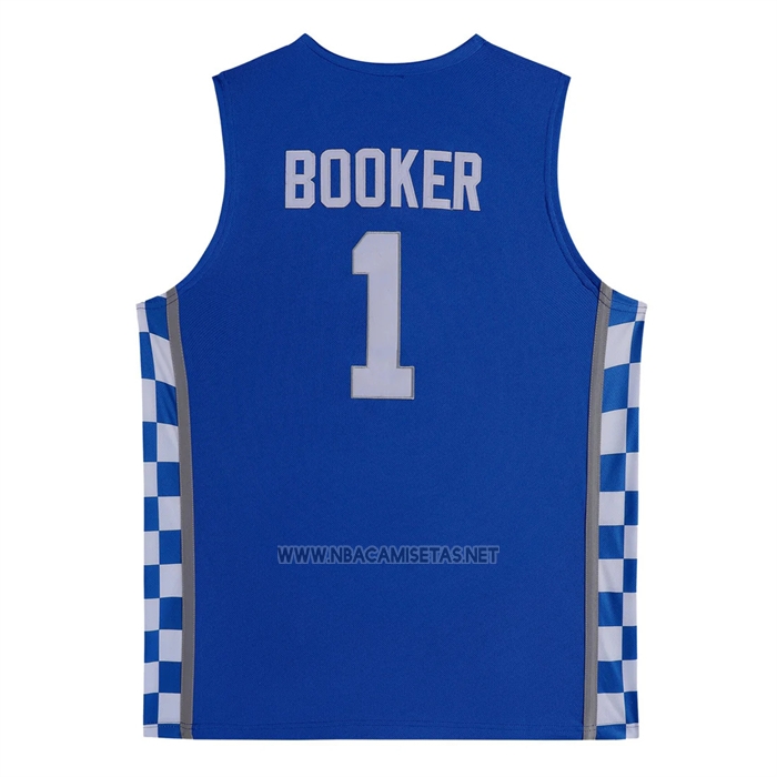 Camiseta NCAA Kentucky Wildcat Devin Booker 2025 Azul